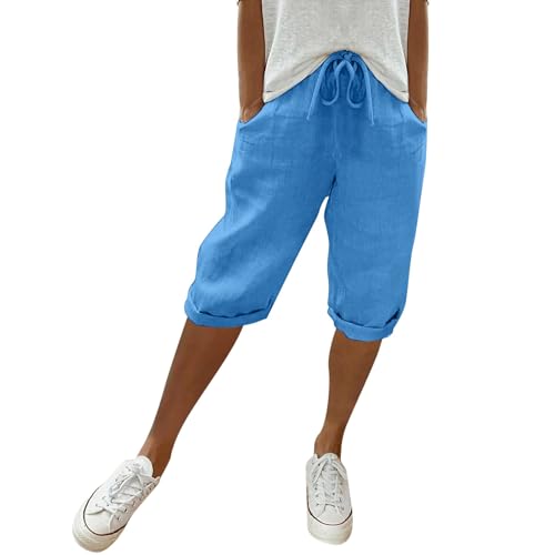 Pantalon capri avec grande poche idéal pour vos balades d'été