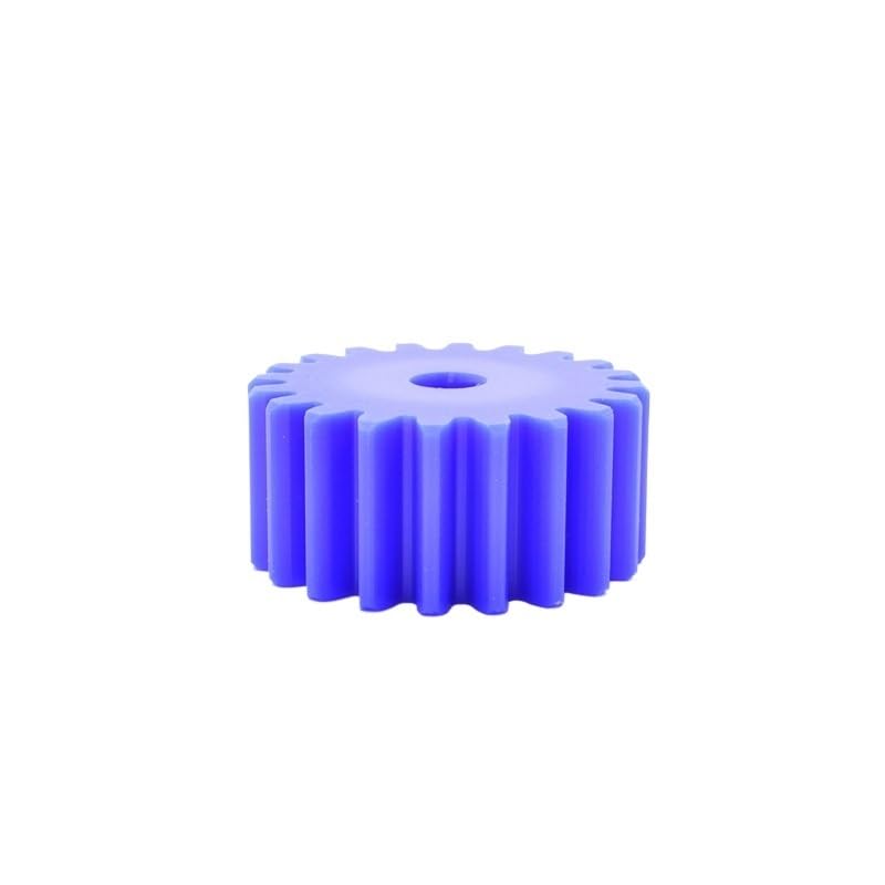 Blue Nylon Gear 1.5 Mold 35 Teeth - 60 Teeth Plastic spur Gear Mechanical Transmission Cylindrical spur Gear(1.5 Mold 52 Teeth)