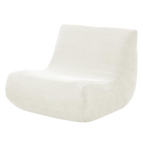 ILiemao Housse de Canapé Extensible Housse de Canapé sans Accoudoirs Couleur Unie Housse for Canapés Paresseux Tatami Chaise Inclinable Fauteuils Bureau(#10)