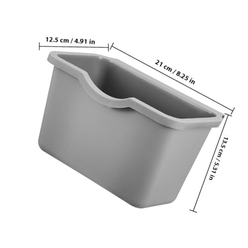 Canecas de basura plásticas pequeñas colgantes para cocina y baño miniatura 2
