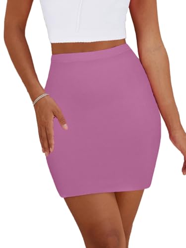Jupe crayon pour femme pour sublimer vos formes en taille XXL rose