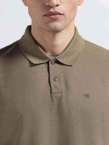 Image of Solid Regular fit Cotton Polo t-Shirt