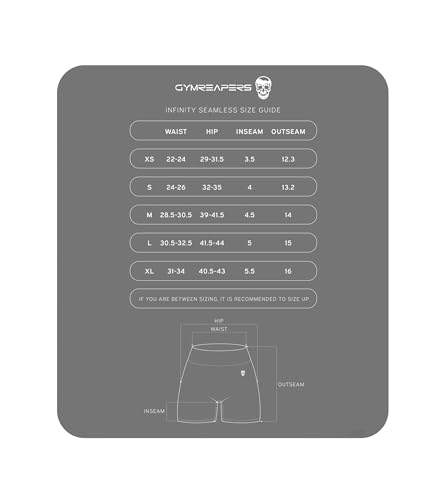 Image of Gymreapers Infinity Seamless Workout Shorts High Waist Biker Shorts for Women Athletic Gym Running Pilates Yoga Sport Short
