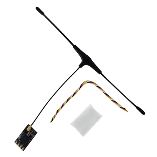 pizarra for Aocoda ELRS 915MHz Receiver 500MW 20DBm Remote Control Model UAV Receiver CRSF for FPV RC Drone Airplane Black 1 Set