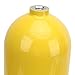 gernie Diving Tank Kit, Aviation Aluminum and Copper 4L Portable Scuba Tank Large Capacity High Pressure Gas Storage for Breathing Training (Yellow)
