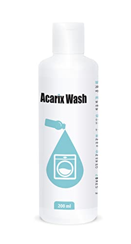 Acarix-Milbenspray | Flüssigkeit gegen Hausstaubmilben für Waschmaschinen | EIN Mittel gegen Hausstaubmilben und Haustierallergene | Wirksam bei niedrigen Temperaturen. | Klinisch getestet in den USA