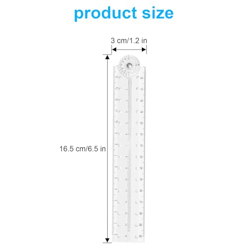 LICQIC 3 Pcs Folding Ruler, Fold Up Ruler 30cm, Foldable Plastic Rulerfor for School Office, Student, Kids - Image 2