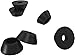 120 Pieces Soft Cutting Board Rubber Feet with Stainless Steel Screws, 0.28 x 0.59 (), Soft, Non Slip, Non Marking, Anti-Skid, Fine Grips for Furniture, Electronics and Appliances