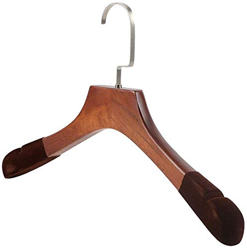 Cintres en bois rétro pour vêtements de femmes | Lot de 10 pièces