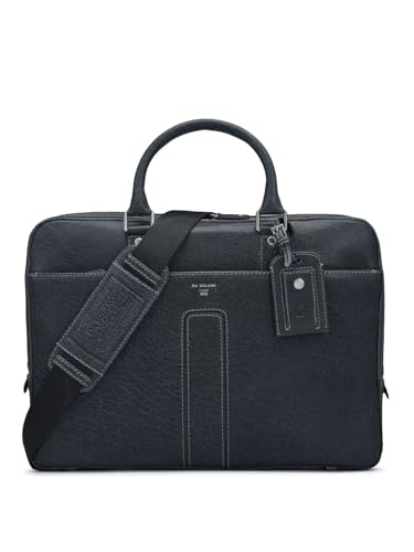 Image of Da Milano Leather Laptop Bag for Men & for Women - Fits Upto 15 inch Laptop