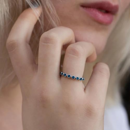 White Gold Plated Round Cubic Zirconia Inlaid Chic Minimalist Statement Ring Personalized Accessory Ideal for Women's Daily Casual Wear Party Holiday Anniversary Love Jewelry Gift4