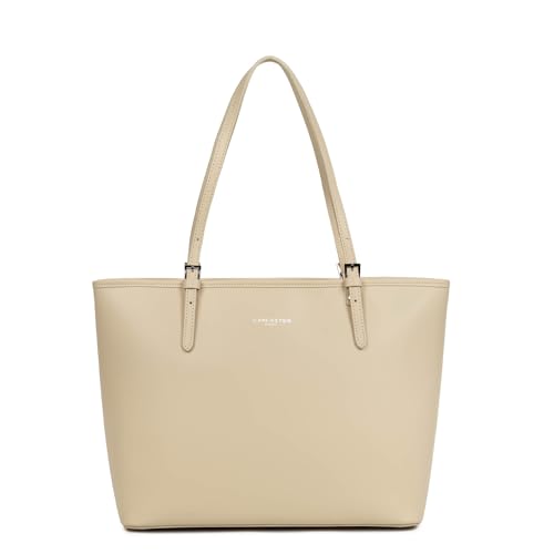 LANCASTER Grand sac cabas Smooth l'élégance d'un cuir lisse haut de gamme