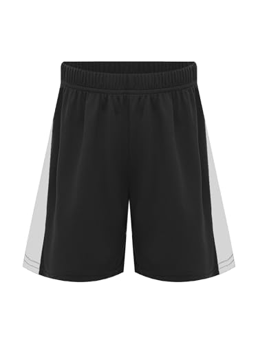 Kids Boys Quick-Dry Mesh Athletic Shorts Color Block Summer Sports Basketball Soccer Workout Shorts3