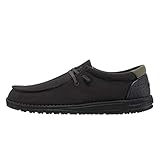 Hey Dude Men's Wally Adv Carbon Size 9 | Men’s Shoes | Men's Lace Up Loafers | Comfortable &...