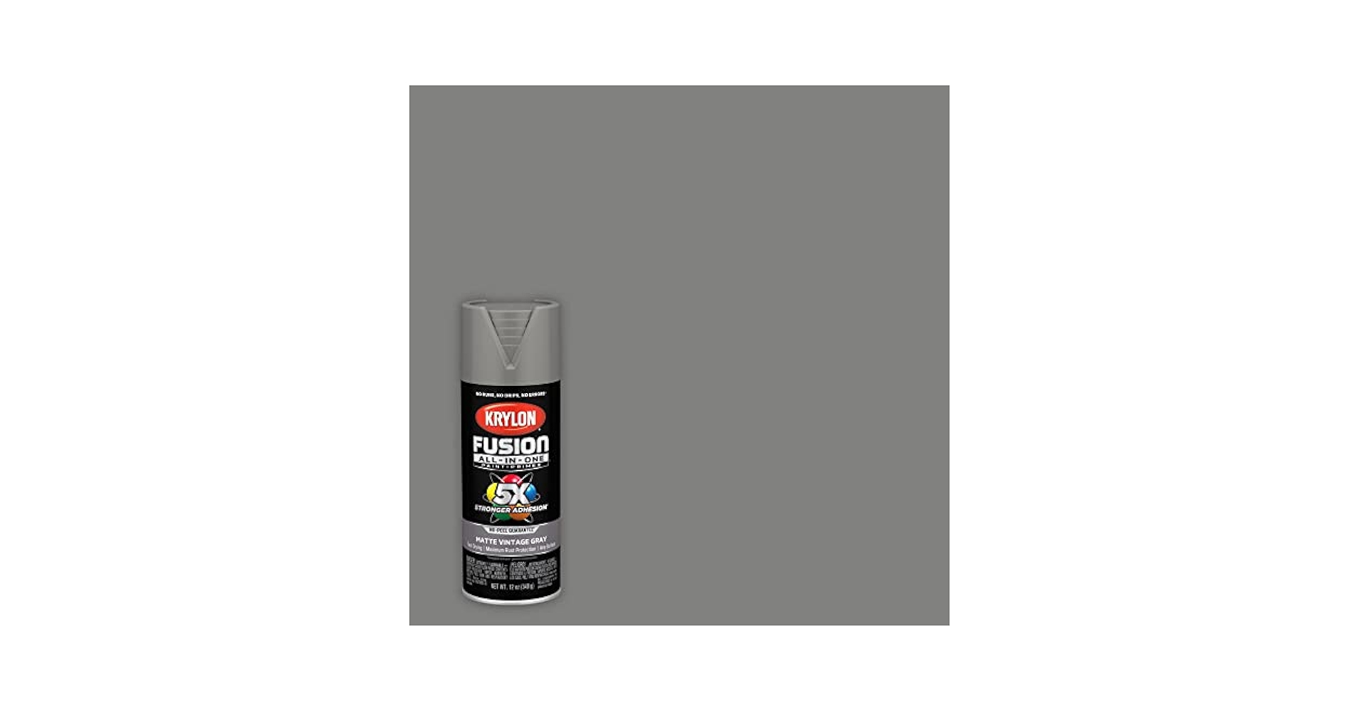 KRYLON/サンド＋RUST-OLEUM/カーキ カモフラージュスプレー Krylon K02910007 Fusion All-In-One, Matte, Vintage Gray, 12