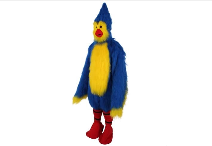 Professional Cute Blue Parrot Halloween Fancy Dress Fursuit Birthday Party Mascot Costume Fursuit Furry Costume Birthday Party Fancy Dress Halloween Cosplay Birthday Party Cosplay Gift