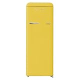 PYRAMIDEA Frigorifero Singola Porta Ventilato 240 Litri Colore Giallo MAMBO2401Y
