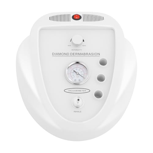 Kit de terapia de ventosas al vacío, máquina de microdermoabrasión de diamante, multifunción, dispositivo de succión 0-60 cmHg, 3 bolígrafos de diamante 9 cabezas de diamante, para salones de belleza