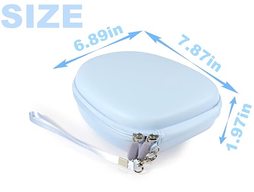 Image of Case for Bose QuietComfort Bluetooth Headphones with Microphone, QuietComfort 45, 35, 35 II, Replacement case only (Moonstone Blue)