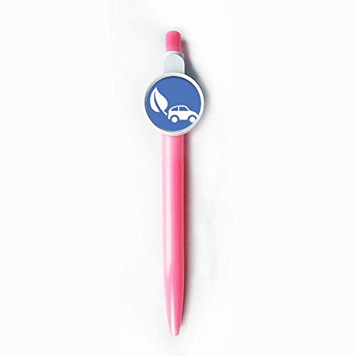 Stylo à bille rétractable Leaf Energy bleu au design véhicules exclusif