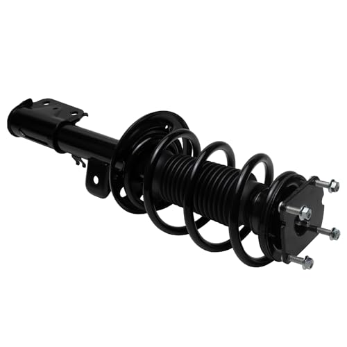 Image of Detroit Axle - AWD Front Driver Passenger Side Struts w /Coil Spring Assembly Replacement for 2011 2012 2013 Ford Explorer Quick Install Ready Struts Shocks Assembly - 2pc Set