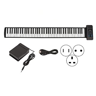 KOSDFOGE Roll Up Piano 88 Touches Pliable Portable Plug And Play Rechargeable Clavier Souple Piano Pour Ordinateur… - Les Beatles, Paul McCartney, John Lennon, RIngo Starr, George Harrison