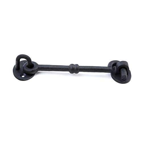 Renovators Supply Manufacturing Wrought Iron Cabin Hook Eye Shed Gate Door Latch Catch Holder 5.75" Set Of 8 #TOP6