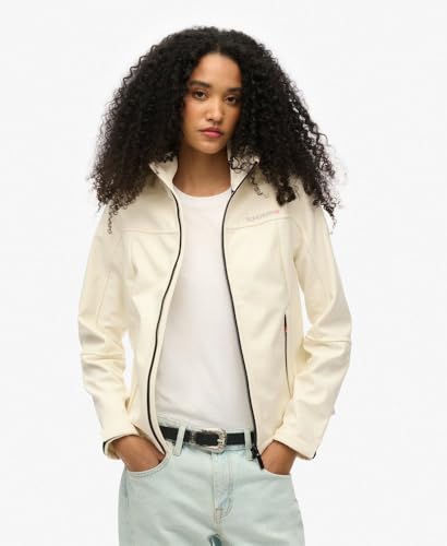 Superdry Para Mujer. W5011903A Chaqueta Con Capucha Classic Trekker Blanco (Xs), Casual, PoliéSter Reciclado, Sostenible - 4