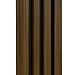 Treslam 3D Faux Wood Wall Panels for Exterior – Waterproof WPC Decorative Siding Slat Covering, Outdoor UV 8 FT (L) x 0.53 FT(H) Resistant Wall Decor, Easy Install Design (Brown, Pack of 10 Piece)