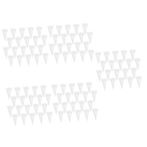 Fleur blanche en papier DOITOOL et petits cônes de pétales pour confettis de mariage