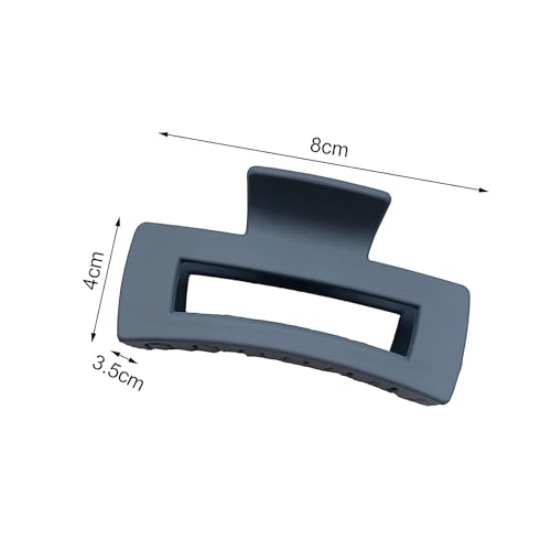 2Pcs Purple Hair Clip, Retro Hollow Women Fashion Strong Large Clips for Washing Face Ultra-light Styling Accessories, One Size miniatura 6