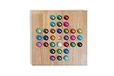 Maße: Spielbrett 30 x 30 x 2 cm, Spielkugeln Ø 2,5 cm