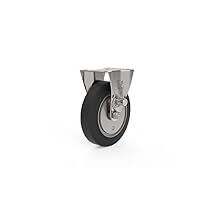 Blickle B-GEV 200K-TB-SG Fixed Caster, 7.87" Wheel Diameter, 1320 lb. Load Capacity