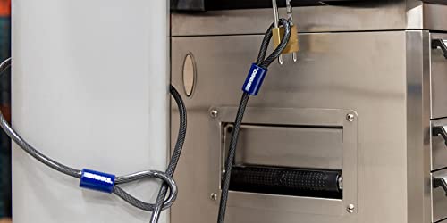 Brinks 675-62701 Commercial 5/8" X 7' Braided Cable, Loop Ended