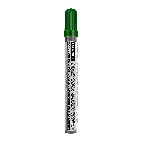 Carmel Liquid Chalk Marker Medium Tip (Green), Removable Water-Based Chalk Pen, Erasable Chalk Marker, Bistro Chalk Marker