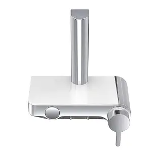 Kohler Toobi 2.0 Click Shower Wall Mixer - Polished Chrome - Shower Mixer for Bathroom - Toughened Glass Top Water Mixer - Modern, Convenient Design - Handy Storage Space for Essentials 23147IN-4-CP