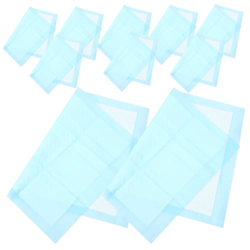 ERINGOGO 10pcs Disposable Changing Pad Covers Soft and Absorbent Bed Pads for Travel and Home Use Compact for Maximum Leak Protection