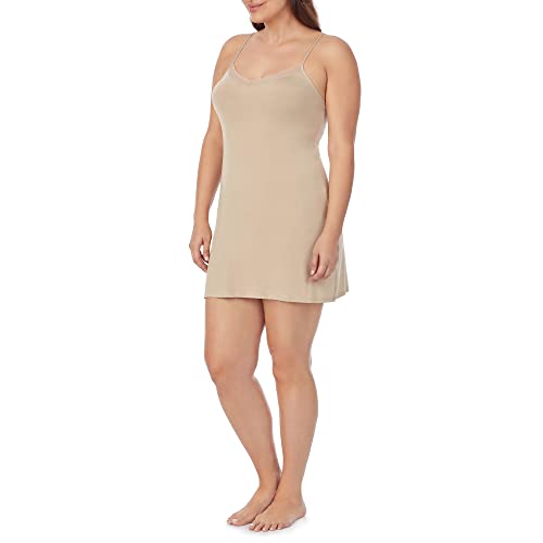 Jones New York Women's Silky Smooth 35" Spaghetti Strap Full Slip W/Lace Neckline2