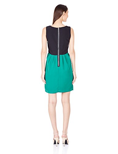 Image of Harpa Women's Silk Empire Knee-Length Dress