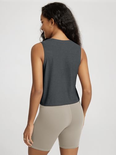 Image of ODODOS Women's Performance Tank Ultra Soft odSTRATUM Tech Sleeveless Tee Shirts High Crew Neck Pullover Top