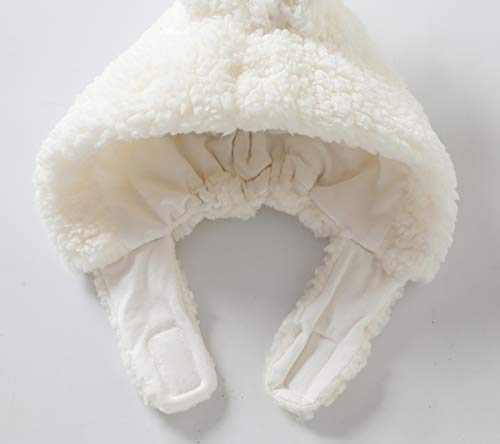 LLmoway Toddler Baby Winter Hats with Earflaps Sherpa Beanie Warm Cap Boys Girls4
