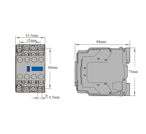 Contacteur NXC-12 12A AC 24V inverseur tripolaire pour moteur