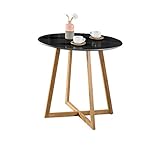 2. la Mesa Redonda Está Hecha de Material de Madera Gruesa, la Mesa Es Suave Y Fácil de Limpiar. la Textura Es Clara, Hermosa Y Práctica.