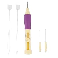 Punch Needle Set, Needle Stanznadelset,Stickerei Stanznadel, Needling Pen Sticknadel Rostschutzbeständig Gebrauchsanpassbar Andere Textilbegriffe für Kleidung Bettlaken Tischde