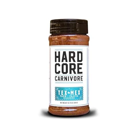 Hardcore Carnivore Tex Mex: Taco and Fajita Seasoning (Large Shaker) Cover
