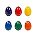 Produktbild Milisten 6Pcs 6 Farben Kinderstifte Malen Buntstifte Eiform Ungiftige Sicherheit Malwerkzeuge Pastellfarben für Kleinkinder Kinder Ostern Party Begünstigt Geschenk