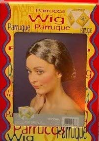 PERUCA ANTIGUA CON CHINON ACCESORIOS PARA TRAVESTIMIENTO CARNEVAL