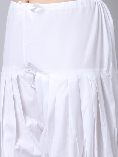 Image of Pistaa's Women's Regular Fit High Rise Combo of 3 Solid Pure Cotton Patiala Salwar