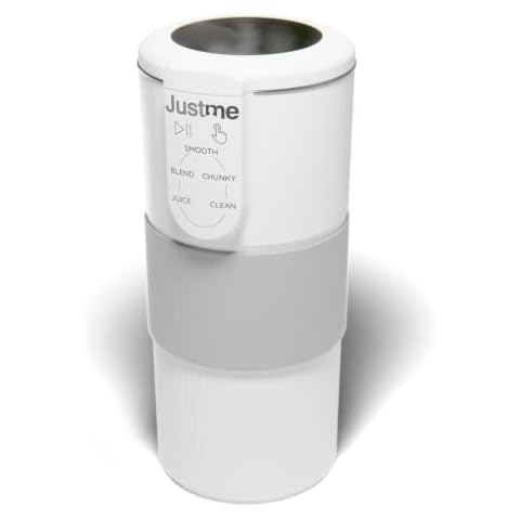 Justme Kleiner Suppenbereiter 300 ml (weiß). Energieeffizient 80 W. Leicht 760 g und kompakt für einfache Lagerung. 5 Programme Cover