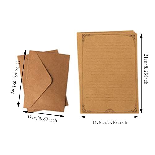 Set di cancelleria per buste Cancelleria vintage